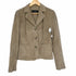 ウィークエンドバイマックスマーラ WEEKEND by Max Mara レザー 3Bジャケット 総裏地 42 ベージュ レディース JPN:42