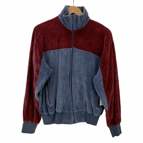 イヴサンローラン Yves Saint Laurent ACTIVEWEAR ベロア トラックジャケット メンズ import:M
