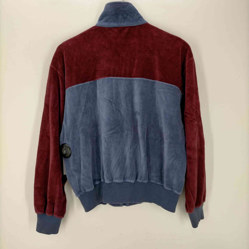 イヴサンローラン Yves Saint Laurent ACTIVEWEAR ベロア トラックジャケット メンズ import:M