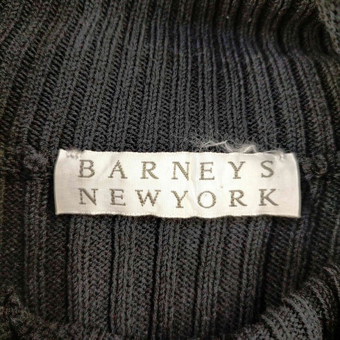 バーニーズニューヨーク BARNEYS NEWYORK コットンポリ ノースリーブハイネックリブニット レディース EUR:38