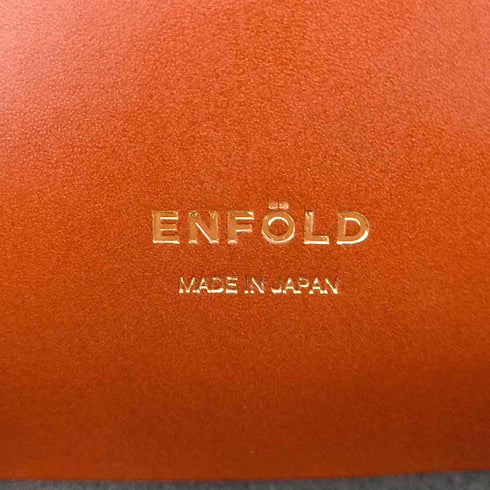 エンフォルド ENFOLD ショルダーバッグ レザー 赤 レッド レディース