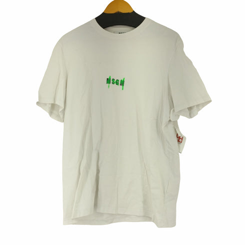 エムエスジーエム MSGM LOGO / SPRAY ロゴ T-SHIRT メンズ JPN:M