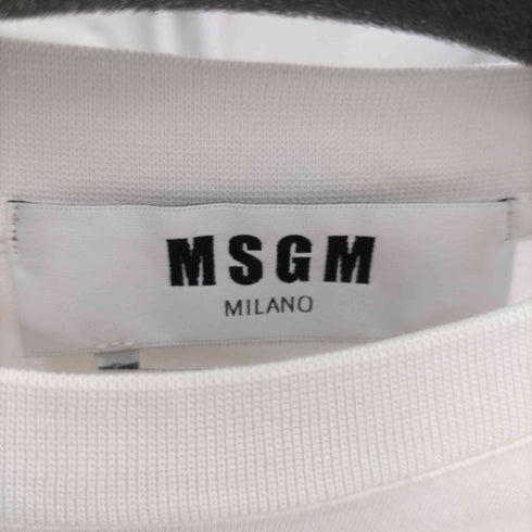 エムエスジーエム MSGM LOGO / SPRAY ロゴ T-SHIRT メンズ JPN:M