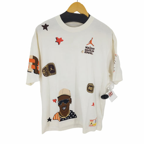ジョーダンブランド JORDAN BRAND AS M J MCR AJ2 TEE SAIL 総柄プリントカットソー メンズ JPN:XL