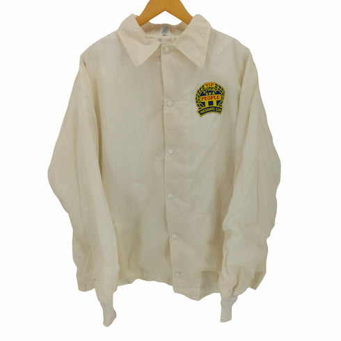 AFSCME PEOPLE 80-90s ロゴワッペン コーチジャケット メンズ import:L