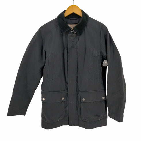 マッキントッシュ ロンドン Mackintosh LONDON ステンカラーコート ミドル ジップアップ コーデュロイ 裏地チェック インナー付き メンズ import:L