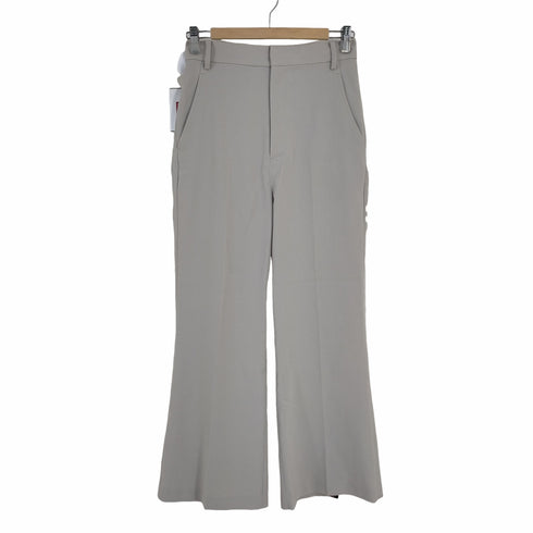 CB CRESTBRIDGE スラックスパンツ パンツ センタープレス バックスリット ジップアップ レディース JPN:M