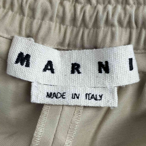 マルニ MARNI 22SSトロピカル シャーリング 1P テーパード パンツ メンズ 44