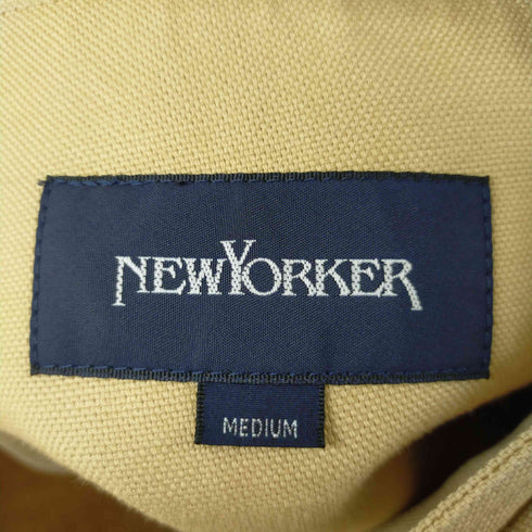 ニューヨーカー NEWYORKER 3B リネン混テーラードジャケット メンズ JPN:M