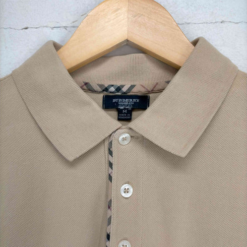 バーバリーロンドン BURBERRY LONDON ロゴ刺繍ポロシャツ メンズ JPN:M