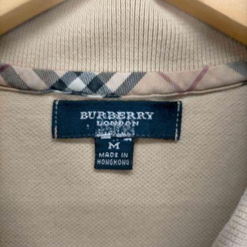バーバリーロンドン BURBERRY LONDON ロゴ刺繍ポロシャツ メンズ JPN:M