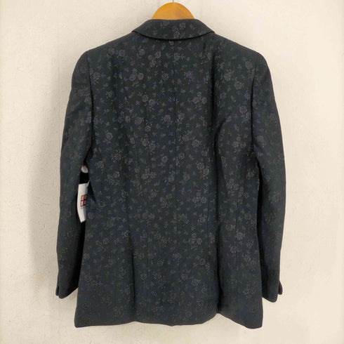 エスカーダ ESCADA テーラードジャケット シングル 7B ノーベント バラ柄 刺繍 ラメ レディース EUR:40