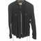 ザレターズ The Letters 16SS ジップアップブラックデニムシャツ カットオフダブルジップ メンズ JPN:M