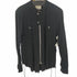 ザレターズ The Letters 16SS ジップアップブラックデニムシャツ カットオフダブルジップ メンズ JPN:M