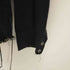 ザレターズ The Letters 16SS ジップアップブラックデニムシャツ カットオフダブルジップ メンズ JPN:M