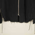 ザレターズ The Letters 16SS ジップアップブラックデニムシャツ カットオフダブルジップ メンズ JPN:M