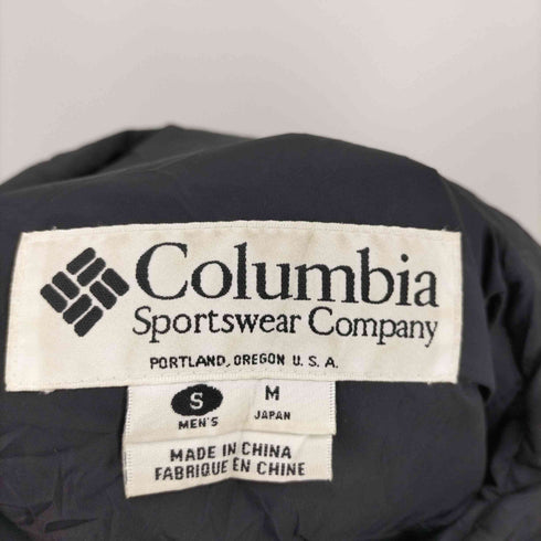 コロンビアスポーツウェア Columbia Sportswear 90S ロゴワッペン ダウン ジャケット メンズ import:S