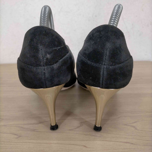 ジミーチュウ JIMMY CHOO パンプス ポインテッドトゥ ピンヒール スエード 35.5 22.5cm 黒 ブラック レディース 35.5