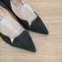 ジミーチュウ JIMMY CHOO パンプス ポインテッドトゥ ピンヒール スエード 35.5 22.5cm 黒 ブラック レディース 35.5