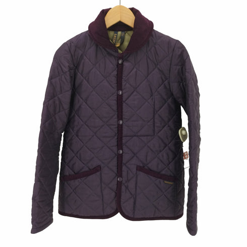 ラベンハム LAVENHAM イギリス製 コーデュロイ切替 ダイヤキルティング ジャケット レディース 36