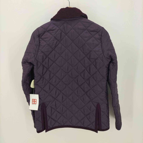ラベンハム LAVENHAM イギリス製 コーデュロイ切替 ダイヤキルティング ジャケット レディース 36