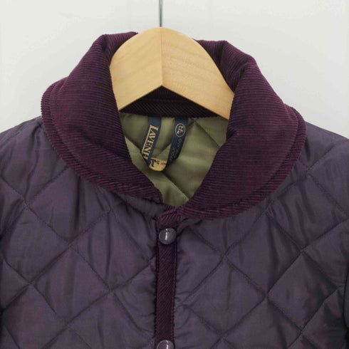 ラベンハム LAVENHAM イギリス製 コーデュロイ切替 ダイヤキルティング ジャケット レディース 36