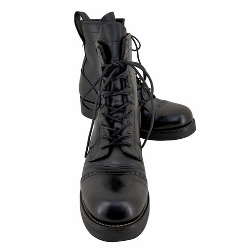 ルードギャラリー RUDE GALLERY BLACK LABEL REBELS LACE UP BOOTS-PUNCHED CAP TOE ショートブーツ レースアップ メンズ JPN:26