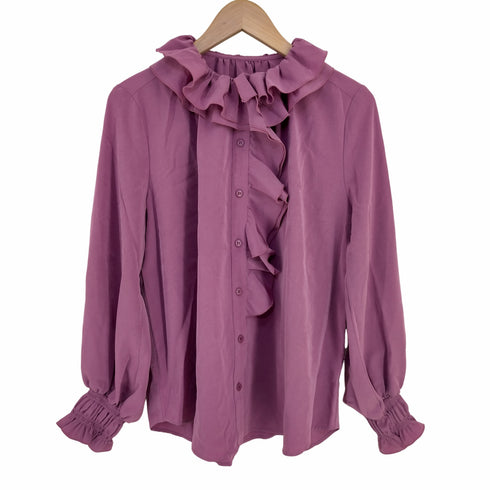 ラトータリテ La Totalite 22AW フリルシャツ ブラウス シャツ 長袖 レディース ONE SIZE