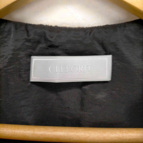 セルフォード CELFORD スクエアネックタックブラウス レディース JPN:36