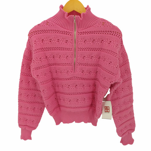 シールームリン SeaRoomlynn スカラップ KNIT Zip レディース FREE