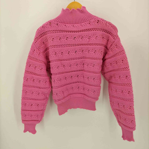 シールームリン SeaRoomlynn スカラップ KNIT Zip レディース FREE