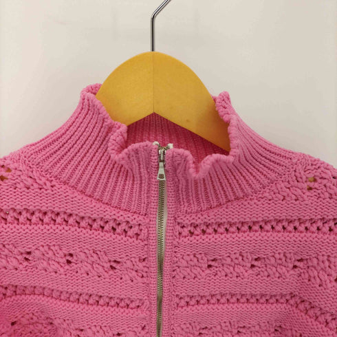 シールームリン SeaRoomlynn スカラップ KNIT Zip レディース FREE