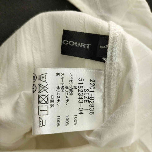 クイーンズコート QUEENS COURT サイドリボンマキシ丈ワンピース レディース JPN:1