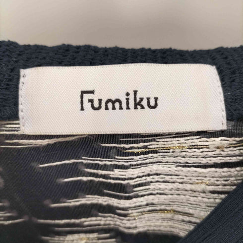 Fumiku See Through Jacquard Parker レディース