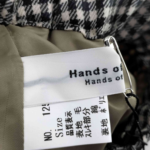 Handsofcreation ギンガムチェック ウール ギャザー スカート レディース FREE