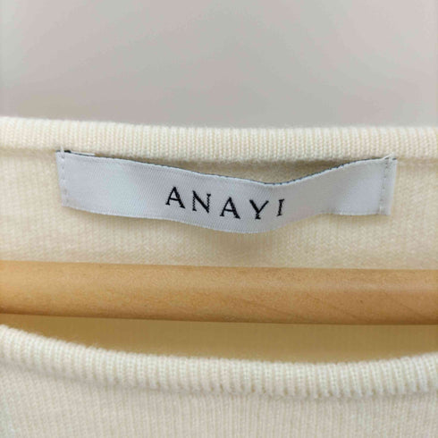 アナイ ANAYI 22SS プリーツ切替 ニット ワンピース レディース JPN:36