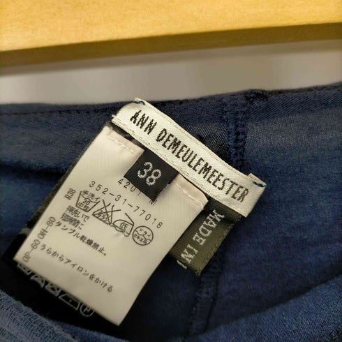 アンドゥムルメステール Ann DEMEULEMEESTER イージーパンツ コットンレギンス レディース JPN:38