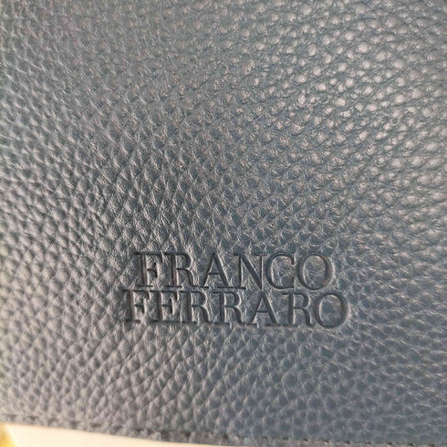 フランコフェラーロ FRANCO FERRARO シボ革 レザー 2WAY ハンドバッグ ショルダーバッグ レディース