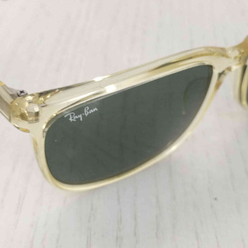 レイバン Ray-Ban ボシュロム社製 BL両砂打ち TRADITIONALS BENNETT クリスタルイエロー ウェリントンサングラス メンズ 58□16