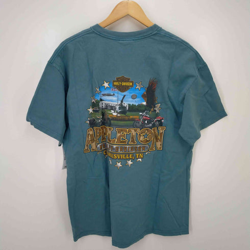ハーレーダヴィットソン HARLEY DAVIDSON 00S メキシコ製クルーネックプリントTシャツ メンズ
