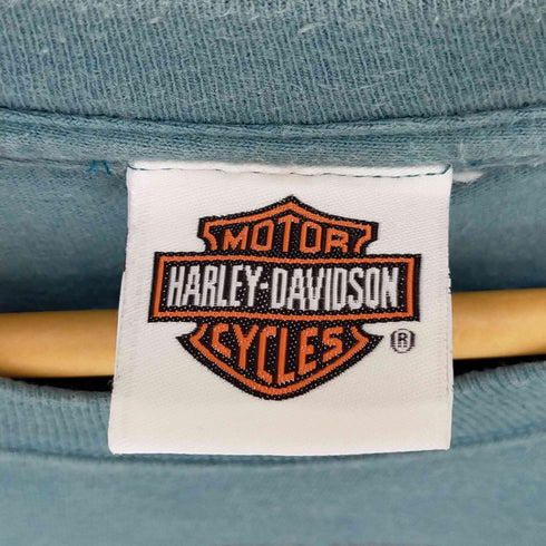 ハーレーダヴィットソン HARLEY DAVIDSON 00S メキシコ製クルーネックプリントTシャツ メンズ
