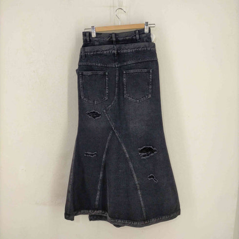 プランクプロジェクト PRANK PROJECT Crushed Mermaid Denim Skirt レディース JPN:36