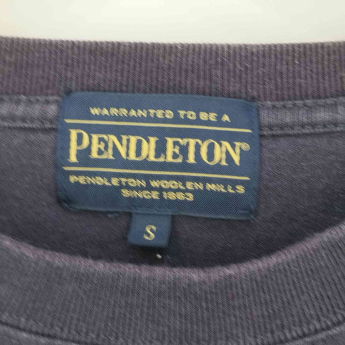 ペンドルトン PENDLETON オルテガ柄 刺繍 クルーネックポケットカットソー メンズ import:S