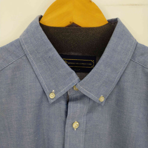 ビバリーヒルズポロクラブ BEVERLY HILLS POLO CLUB S/S ワンポイントシャツ ポニー刺繍 メンズ LL