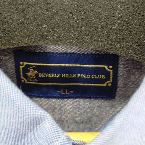 ビバリーヒルズポロクラブ BEVERLY HILLS POLO CLUB S/S ワンポイントシャツ ポニー刺繍 メンズ LL