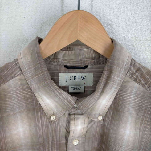 ジェイクルー J.CREW 00S オンブレチェック 半袖ボタンダウンシャツ メンズ JPN:L