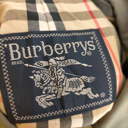 バーバリーズ BURBERRYS 裏地ノバチェック 玉虫色 ステンカラーコート メンズ