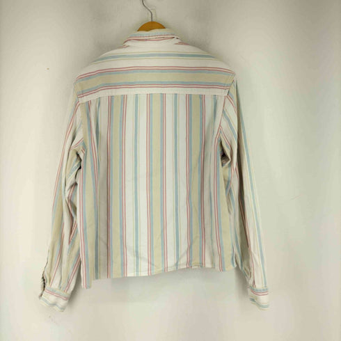 ザラ ZARA ストライプL/Sシャツ ボックスシルエット メンズ US M