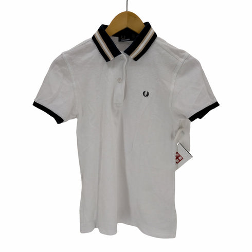 フレッドペリー FRED PERRY ワンポイントロゴ刺繍ポロシャツ レディース UK10