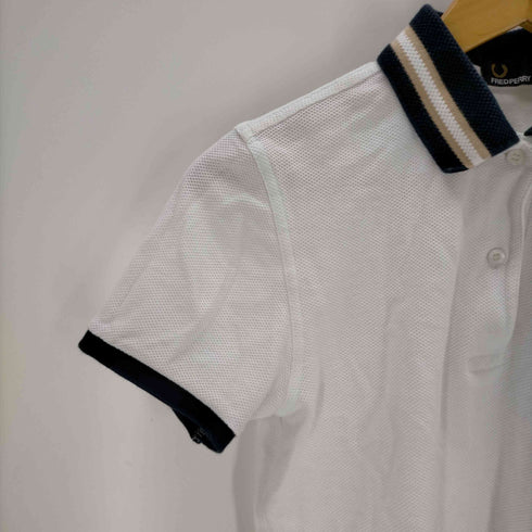 フレッドペリー FRED PERRY ワンポイントロゴ刺繍ポロシャツ レディース UK10